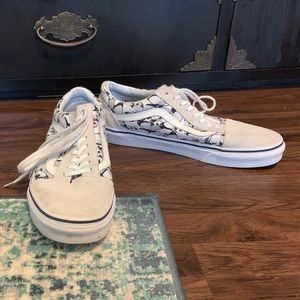 White Butterfly Vans